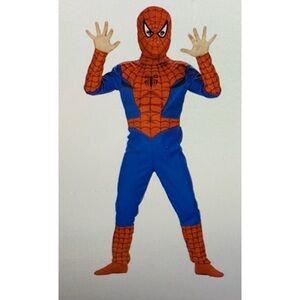 MARVEL SPIDER-MAN | Boys Size L (10-12) | Child Halloween Dress Up Costume NEW